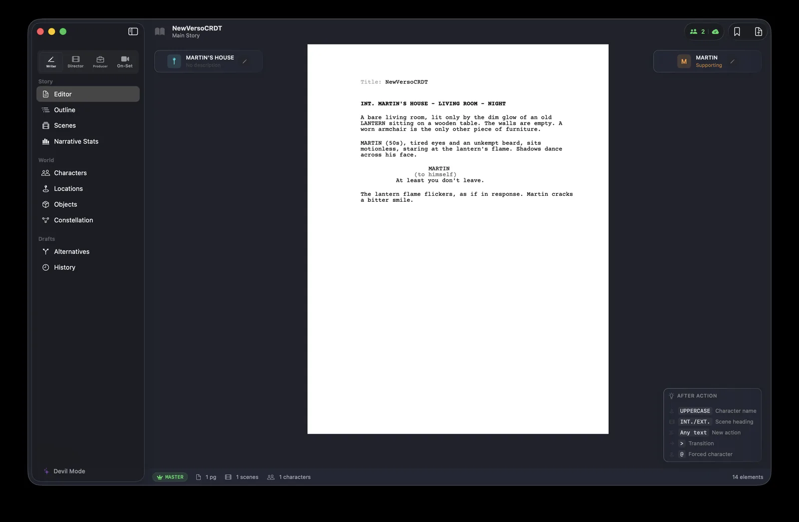 Lucerna live editor